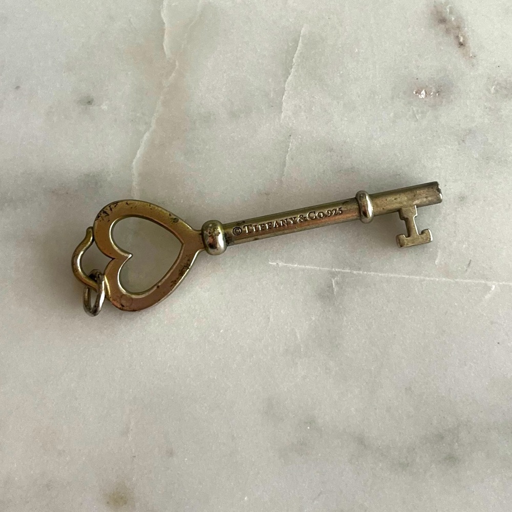 Large Tiffany & Co. Heart Key Pendant